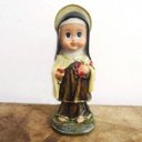 Ver imagem 1 de Imagem Infantil de Santa Terezinha em Resina - 15 Cm