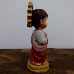 Imagem Infantil do Sagrado Coração de Jesus em Resina - 15 cm - 3