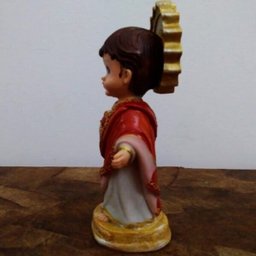 Imagem Infantil do Sagrado Coração de Jesus em Resina - 15 cm - 4