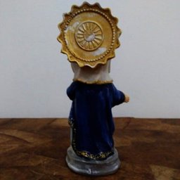Imagem Infantil do Sagrado Coração de Maria em Resina - 15 cm - 4