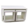 Kit 3 Peças Nicho Branco MDF - 4