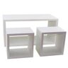 Kit 3 Peças Nicho Branco MDF - 1