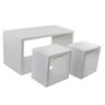 Kit 3 Peças Nicho Branco MDF - 2