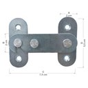 Ver imagem 2 de Kit 2 Fecho de Janela de Correr Inox - Feltrin