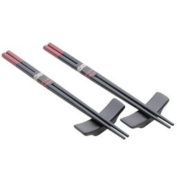 Kit 48 Peças Sushi Esteira Molheira Suporte Hashi 12 Pessoas Cerâmica Bambu Shoyo Comida Japonesa - 2