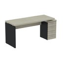 Ver imagem 1 de Mesa Gerência com Pé Gaveteiro de 4 Gavetas Pe 40 Pandin