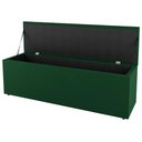 Ver imagem 5 de Cabeceira E Baú Cama Box Queen Size Cora 160cm Suede Verde