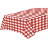 Toalha Forro de Mesa Térmico Xadrez Vermelho Medida 1,40x3,00 Mts Cipatex - 1
