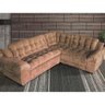Sofá de canto Madrid Premium 2 metros por 2,45 Suede Velut Castor – Sofa na Web - 3
