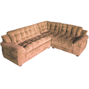 Ver imagem 1 de Sofá de canto Madrid Premium 2 metros por 2,45 Suede Velut Castor – Sofa na Web