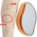Ver imagem 4 de Pedra Depiladora Magica Esfoliante Indolor Depila Pele Corpo Braço Perna Mao Rosto Axila Reutilizave