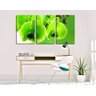 Quadro Decorativo Flores Verdes 45x96 - 1