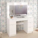 Ver imagem 1 de Penteadeira Camarim com Espelho e Porta Objetos Bianca