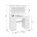 Ver imagem 4 de Penteadeira Camarim com Espelho e Porta Objetos Bianca