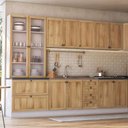 Ver imagem 5 de Armário Cozinha Completo Ditália Berlim 7 Pçs Cv/br B11