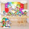 Kit display Decoração Patati Patatá + Painel Lona Impressa 1,50m x 1,00m - 1