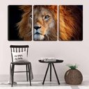 Ver imagem 1 de Quadro Decorativo Leão Tribo De Judá 45x96