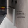 Rack Suspenso com Prateleira 180cm e Suporte para TV até 80 Finne Polegadas P14 Branco - Mpozenato - 6