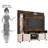 Estante Home Theater Para TV até 55 Pol. Vitral Deck/Off White - HB Móveis - 4