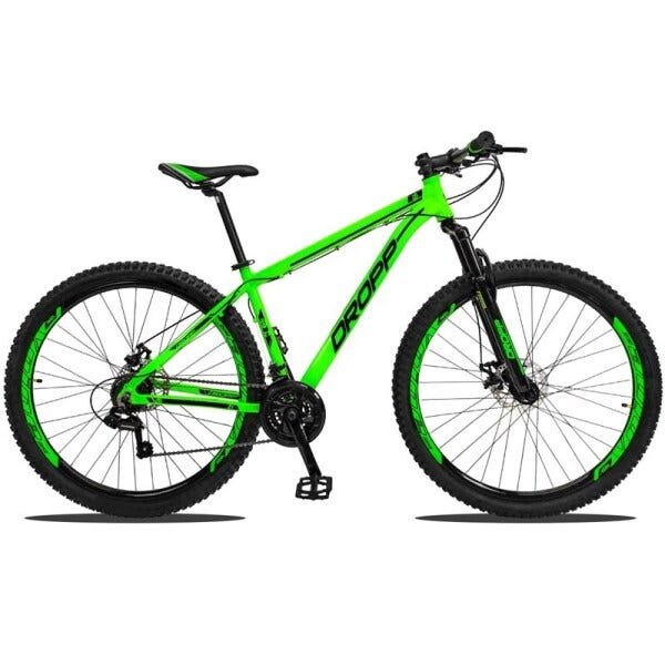 Bicicleta Aro 29 Quadro 17 Alumínio 21v Câmbio Shimano Freio Disco Hidráulico Z1 Verde - Dropp - 1