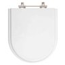 Assento Sed Inox - Riviera Celite Branco C/ Rebite Aparente - 2