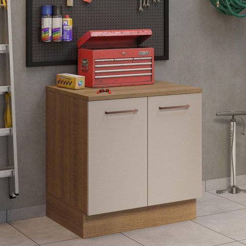 Balcão Multiuso 80cm 2 Portas Agata Madesa