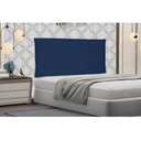 Ver imagem 2 de Cabeceira Painel Garden Para Cama Box Solteiro 90 cm Suede - D’Rossi - Azul Marinho