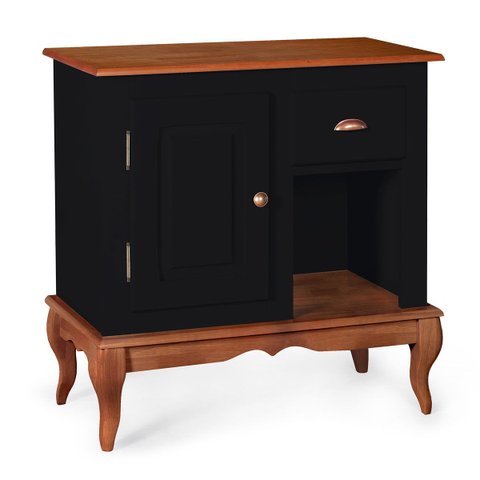 Gabinete para Banheiro 1 Porta 1 Gaveta com Pés Luiz Xv Dália 3064