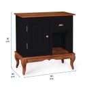 Ver imagem 4 de Gabinete para Banheiro 1 Porta 1 Gaveta com Pés Luiz Xv Dália 3064
