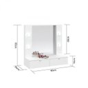 Ver imagem 4 de Penteadeira Camarim Suspensa com Espelho Bárbara Fellicci