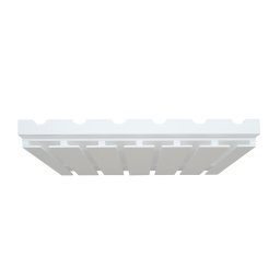 Porta Taças e Prateleira Adega New Suporte Decorativo para Vinhos e Garrafas Branco Laca - 3