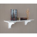 Ver imagem 2 de Prateleira Decorativa Suporte para Livros com Cantoneira Mão Francesa Branco Laca