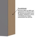 Ver imagem 3 de Armário Aéreo 120cm 3 Portas Slim Luciane Móveis
