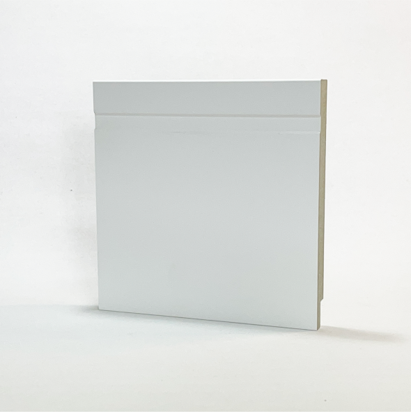 Rodapé 15cm (pacote com 4un) Branco com Friso | Santa Rita Reveste - 3