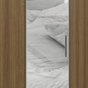 Ver imagem 3 de Guarda Roupa Canto Obliquo 70cm Espelho Delphi Avelã L01 - Mpozenato