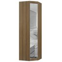 Ver imagem 1 de Guarda Roupa Canto Obliquo 70cm Espelho Delphi Avelã L01 - Mpozenato