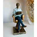 Ver imagem 3 de Estatueta Decorativa Psicólogo Escultura Enfeite Resina 20cm