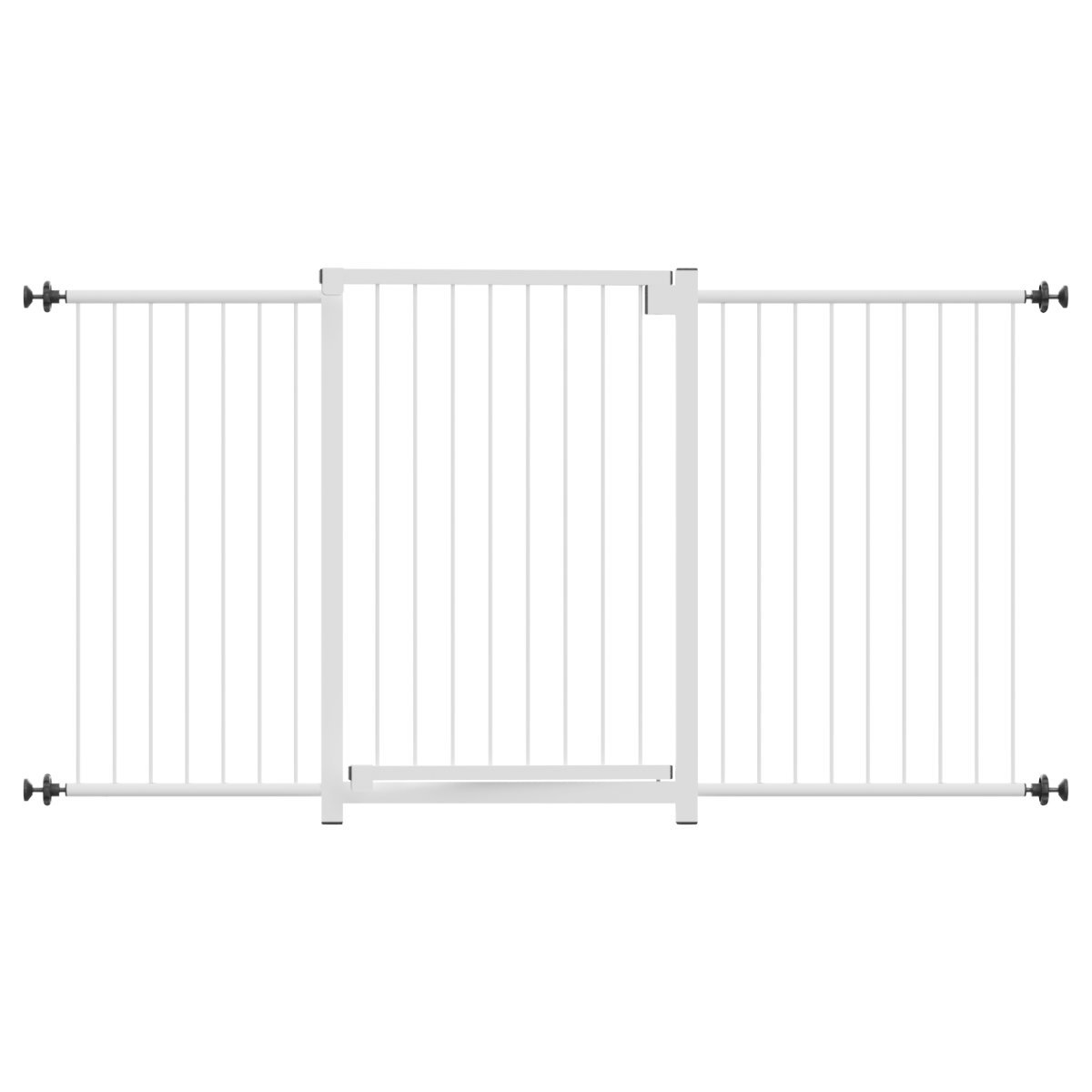 GRADE PORTÃO PET BEBÊ DIVISOR AMBIENTE 70 A 140 CM BRANCO