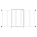 Ver imagem 1 de GRADE PORTÃO PET BEBÊ DIVISOR AMBIENTE 70 A 140 CM BRANCO