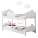 Ver imagem 3 de Beliche Infantil Tomás com 2 Luminárias MDF Branco Divaloto Móveis