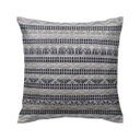 Ver imagem 1 de Capa de almofada VivaIN geométrico shantung bege com preto