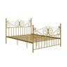 Cama Queen em Ferro Clássica Elizabeth:dourado - 6