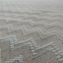 Ver imagem 2 de Capa de almofada VivaIN geométrico shantung bege chevron branco