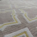 Ver imagem 2 de Capa de almofada VivaIN geométrico jacquard chinelle cru