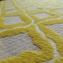 Ver imagem 2 de Capa de almofada VivaIN geométrico jacquard chinelle amarelo
