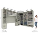 Ver imagem 2 de Quarto Modulado Casal 5 Peças Seletto Henn Areia Hp
