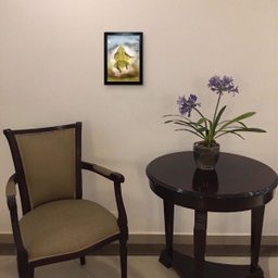 Quadro Decorativo Orixá Omolu Obaluaê Umbanda e Candomblé 24x18cm Moldura Preta - 2