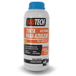 Tinta para Azulejo Acetinado Bautech 900ml - 1