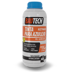 Tinta para Azulejo Acetinado Bautech 900ml