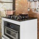 Ver imagem 2 de Balcão para Cooktop 4 Bocas Com 1 Gaveta e Espaço para Forno Branco New/Granito